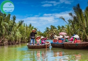 Basket boat tour - Coconut forest in Hoi An